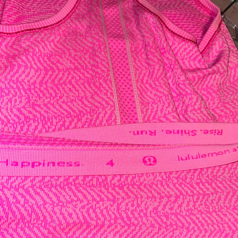 Pink Lulu Women's Athletic Tank Top - Picture 3 of 3